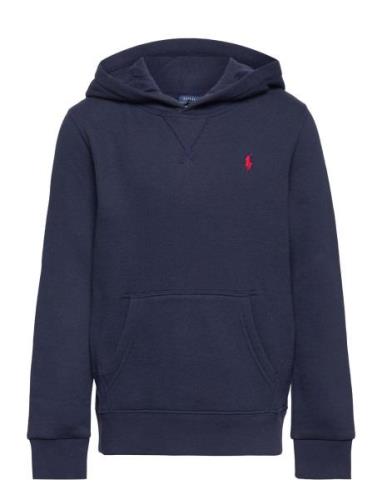 Ralph Lauren Kids Seasonal Fleece-Ls Po Hood-Tp-Knt Marinblå