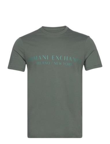 Armani Exchange T-Shirt Grön