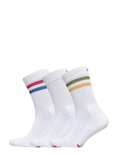 Danish Endurance Tennis Crew Socks Vit