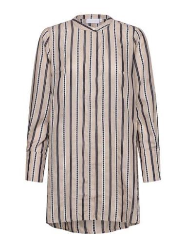 Coster Copenhagen Long Shirt W. High Cuffs Beige