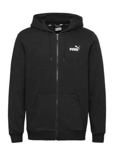 PUMA Ess Small Logo Fz Hoodie Fl Svart