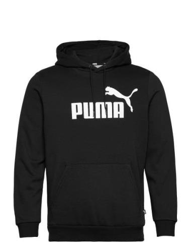 PUMA Ess Big Logo Hoodie Fl Svart