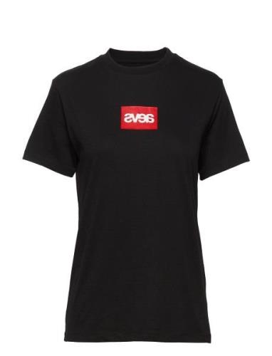 Svea Everyday Square Logo Tee Svart