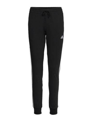 Adidas Sportswear Essentials Single Jersey 3-Stripes Pant Svart