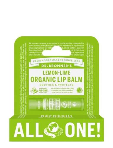 Dr. Bronner’s Lemon Lime Organic Lip Balm Hang Pack Nude