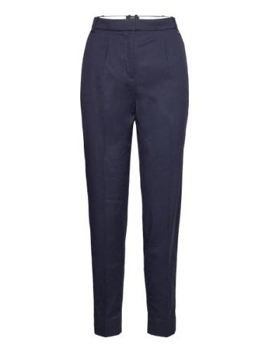 Esprit Collection Business Chinos Made Of Stretch Cotton Blå