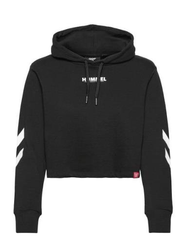 Hummel Hmllegacy Woman Cropped Hoodie Svart