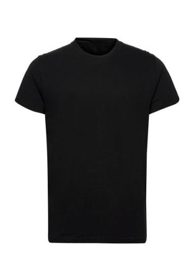 Revolution Regular Fit Round Neck T-Shirt Svart