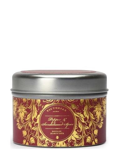 Sense Tinbox Pepper & Sandalwood Spice Doftljus Red VICTORIAN