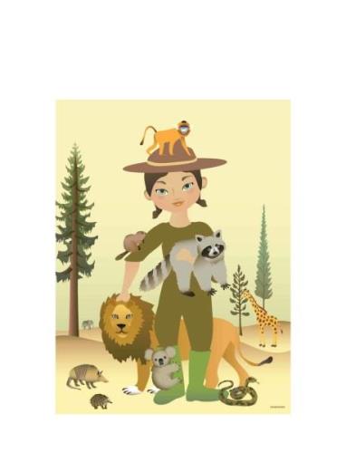 The Zookeeper Home Kids Decor Posters & Frames Posters Multi/patterned...