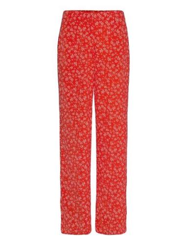 Modström Lotte Print Pants Röd