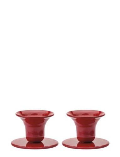 Kunstindustrien The Bell Candlestick - 2 Pack Röd