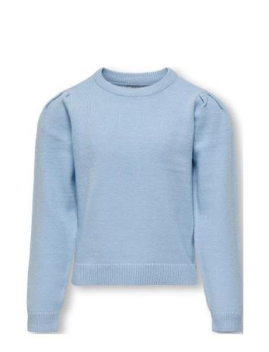 Kids Only Koglesly L/S Puff Pullover Cp Knt Blå