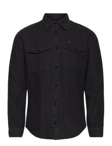 G-Star RAW Marine Slim Shirt L\S Svart