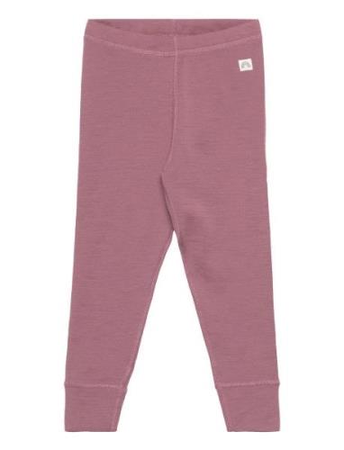 Lindex Leggings Wool Baby Solid Rosa