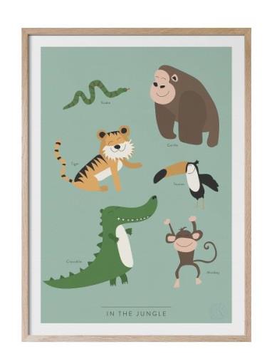 In The Jungle - På Engelska Home Kids Decor Posters & Frames Posters M...