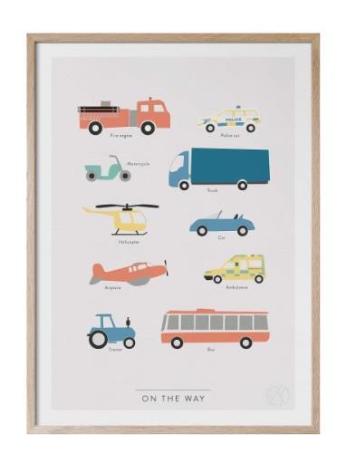 On The Way - På Engelska Home Kids Decor Posters & Frames Posters Mult...