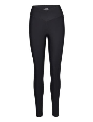 Casall Overlap High Waist Tights Svart