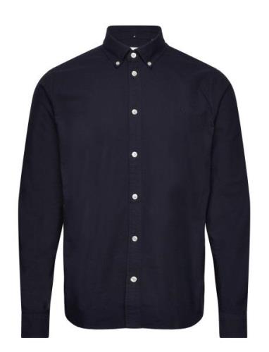 Les Deux Kristian Oxford Shirt Marinblå