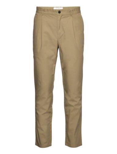 Les Deux Parker Logo Twill Pants Beige