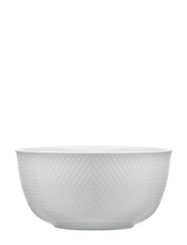 Rhombe Serveringsskål Ø22 Cm Hvid Home Tableware Bowls & Serving Dishe...