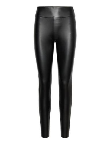 Vila Vibarb Coated Hw Legging - Noos Svart