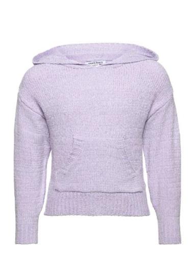 Costbart Cbpoxy Knitted Hoodie Lila