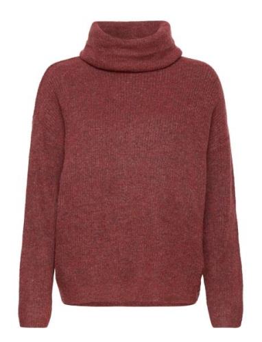 Vila Vicilia Rollneck L/S Knit Top- Noos Burgundy