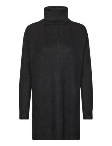 Vila Vicilia Rollneck L/S Knit Tunic/Su- Svart