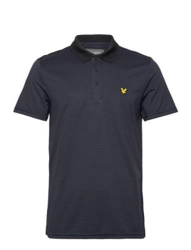 Lyle & Scott Sport Golf Microstripe Polo Svart