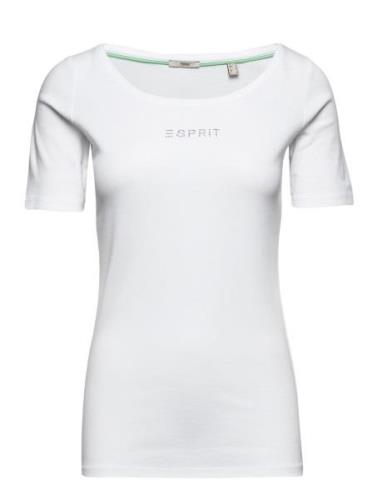 Esprit Casual T-Shirts Vit