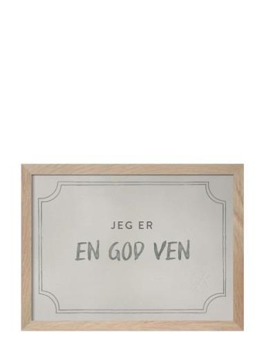 Diplom For At Være En God Ven, Dusty Mint - På Danska Home Kids Decor ...