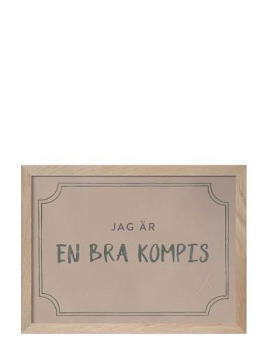 Kompisdiplomet, Dusty Rose Home Kids Decor Posters & Frames Posters Mu...