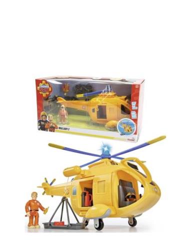 Fireman Sam Helicopter Wallaby Ii With Figurine Toys Playsets & Action...