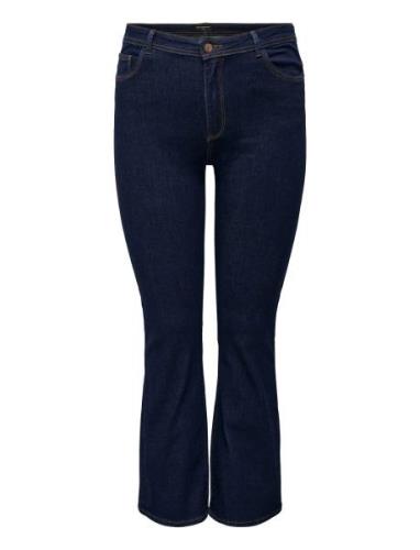 ONLY Carmakoma Carsally Hw Flared Jeans Dnm Bj370 Noos Blå