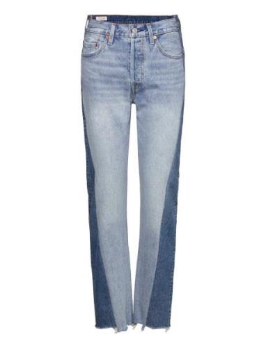 LEVI´S Women 501 Jeans Spliced Ab855 Medium Blå