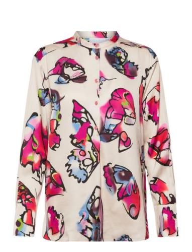 Coster Copenhagen Shirt In Butterfly Print Multi/patterned