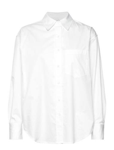 Calvin Klein Relaxed Cotton Shirt Vit