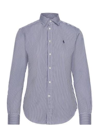 Polo Ralph Lauren Classic Fit Striped Cotton Shirt Blå