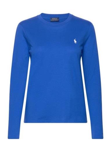 Polo Ralph Lauren Long-Sleeve Jersey Crewneck Tee Blå