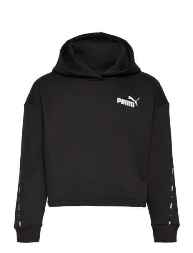 PUMA Ess Tape Hoodie Fl G Svart