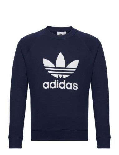 Adidas Originals Trefoil Crew Marinblå