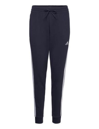 Adidas Sportswear Essentials 3-Stripes French Terry Cuffed Pant Marinb...