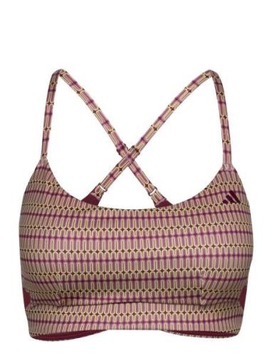 Adidas Performance Yga St Aop Bra Lila