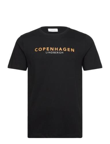 Lindbergh Copenhagen Print Tee S/S Svart