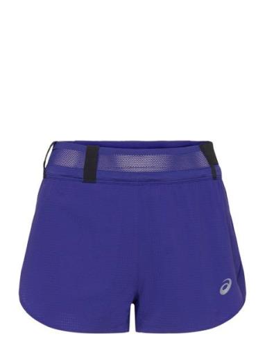 Asics Metarun Split Short Blå