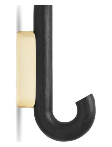 Gejst Hook Hanger Mini Black Oak/Brass Svart