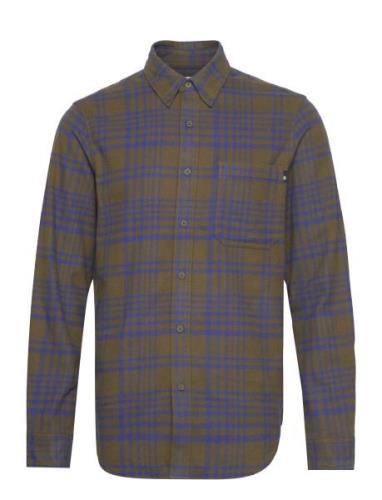 Timberland Ls Heavy Flannel Check Brun