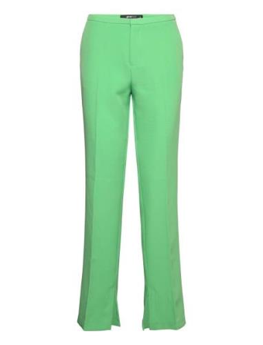 Gina Tricot Jane Mid Waist Trousers Grön