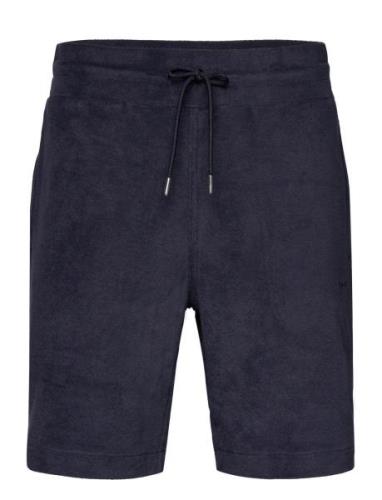 GANT Terry Shorts Marinblå